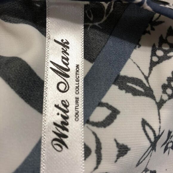 white mark fringe print kimono - Picture 4 of 4